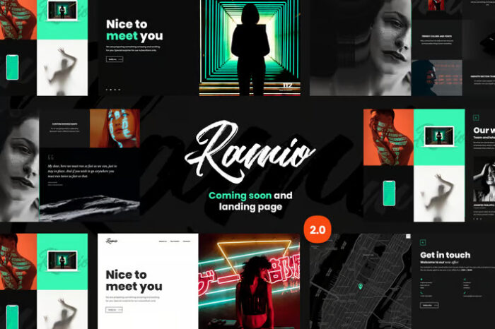 Ramio - Clean Coming Soon & Landing Page Template - Image 1